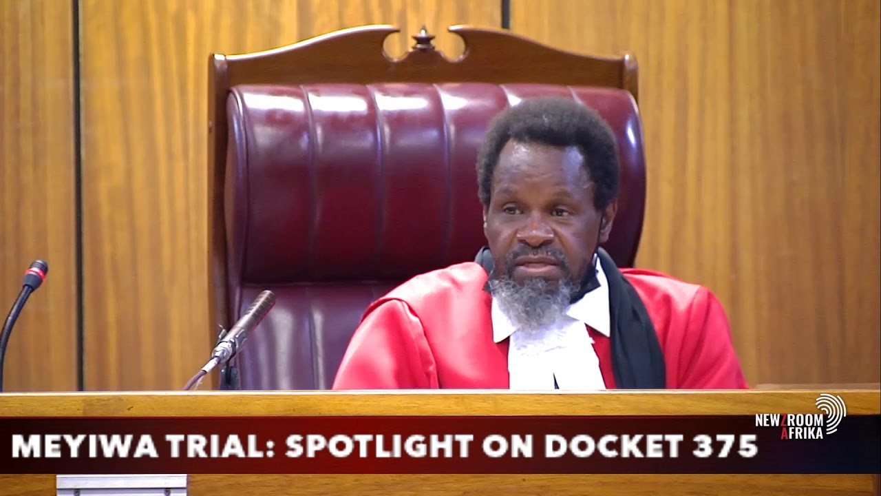 SENZO MEYIWA MURDER TRIAL: FOCUS ON DOCKET 375