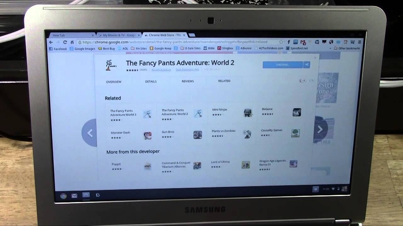 Samsung Chromebook: как загрузить больше приложений | H2TechVideos