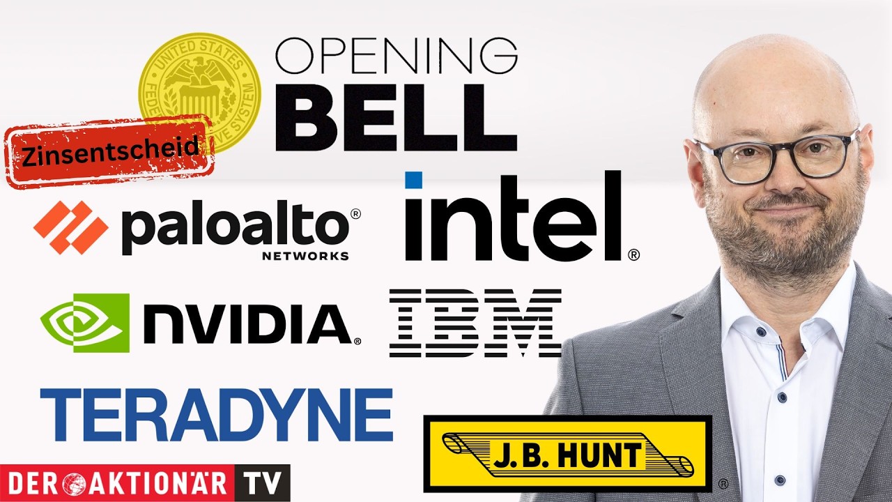Opening Bell: J.B. Hunt, Intel, Nvidia, Palo Alto, Teradyne, IBM