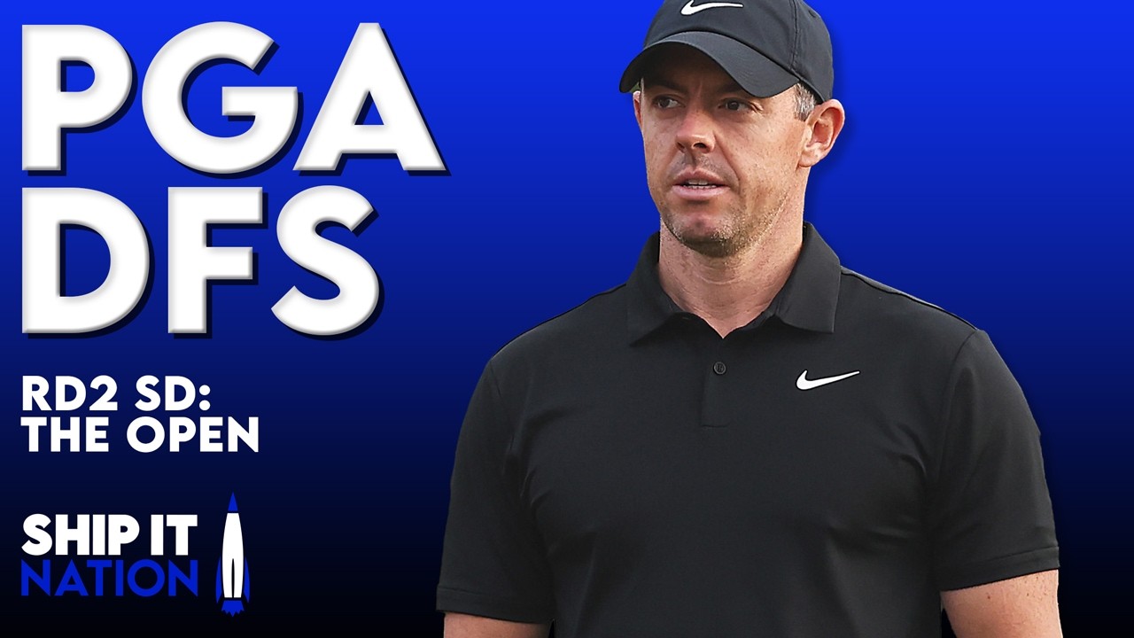 PGA Round 2 Showdown - The Open Championship | DraftKings DFS Picks, Plays & Process | 07/16/26