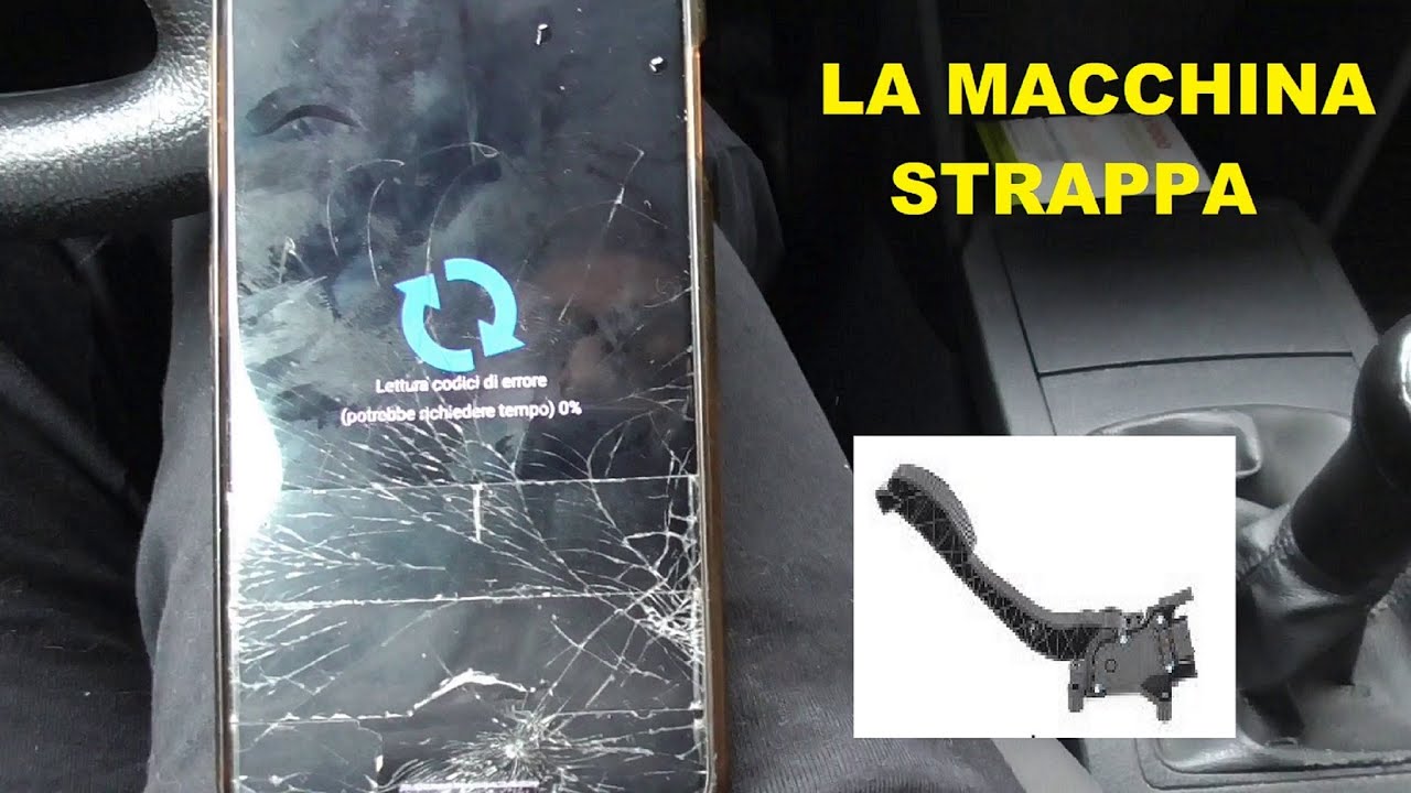 La macchina strappa cambio il pedale acceleratore elettronico