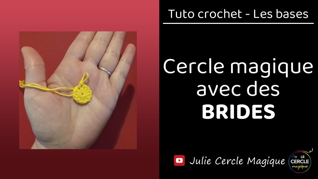 🌕 TUTO CROCHET - Cercle magique avec brides et demi-brides - Astuce - Amigurumi