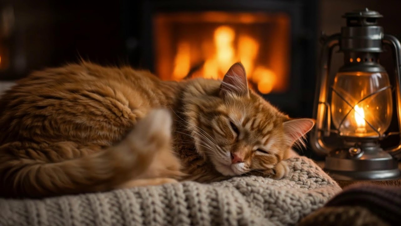 Soothing 432Hz Sounds For Anxious Cats 🐾 | Calming Music And Cozy Atmosphere For Better Sleep