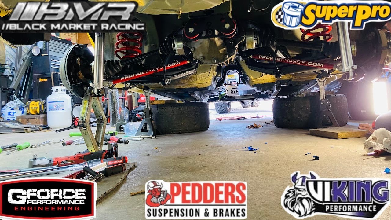 GTO CROSSMEMBER, CONTROL ARM BUSHINGS, VIKING SHOCKS GFORCE AXLES+DIFF BRACE INSTALL AND MUCH MORE