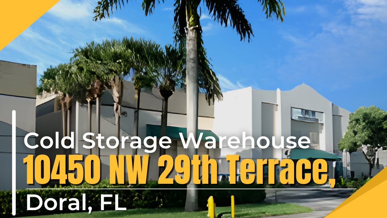 Inside a Rare Cold Storage Warehouse for Lease in Doral | 11,000 SF Industrial Space Tour