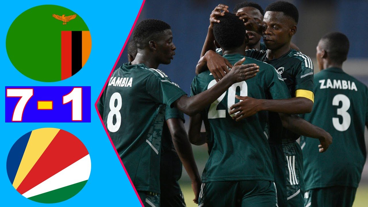 Zambia 🆚 Seychelles 7- 1 All Goals & Highlights  COSAFA MEN’S  U17  Championship 2022