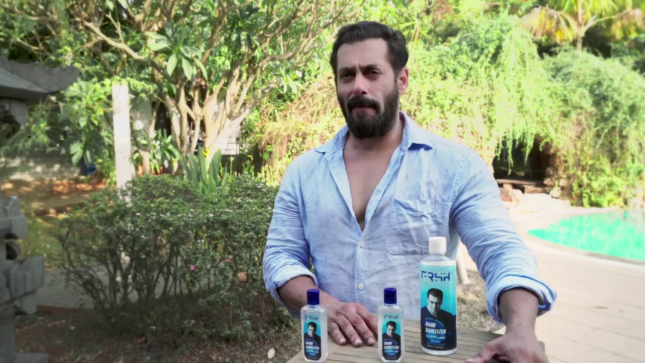 Salman Khan Ads on FRSH sanetizer