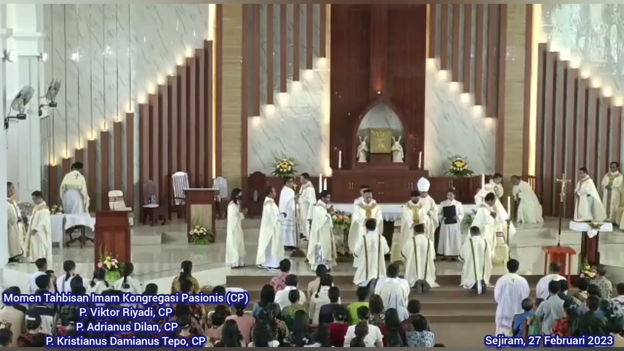 Momen Tahbisan Imam Kongregasi Pasionis Indonesia (Sejiram, 27 Februari 2023)