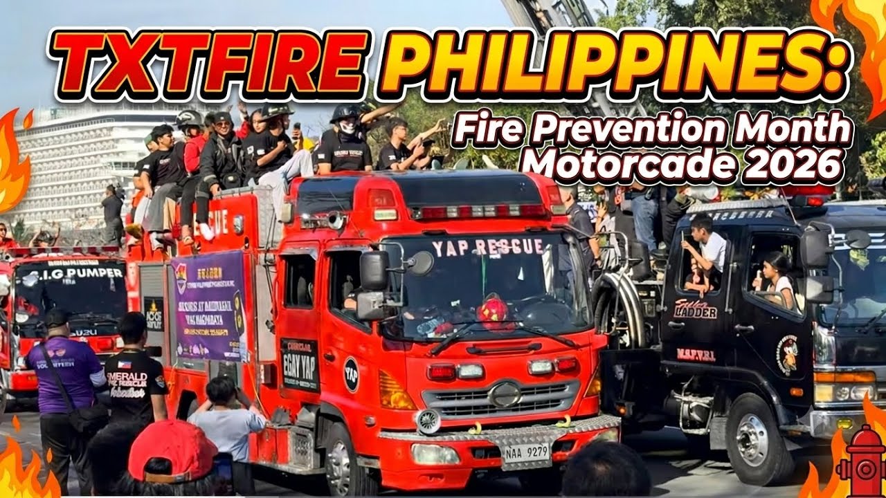 TXTFIRE Philippines Fire Prevention Month Motorcade 2026