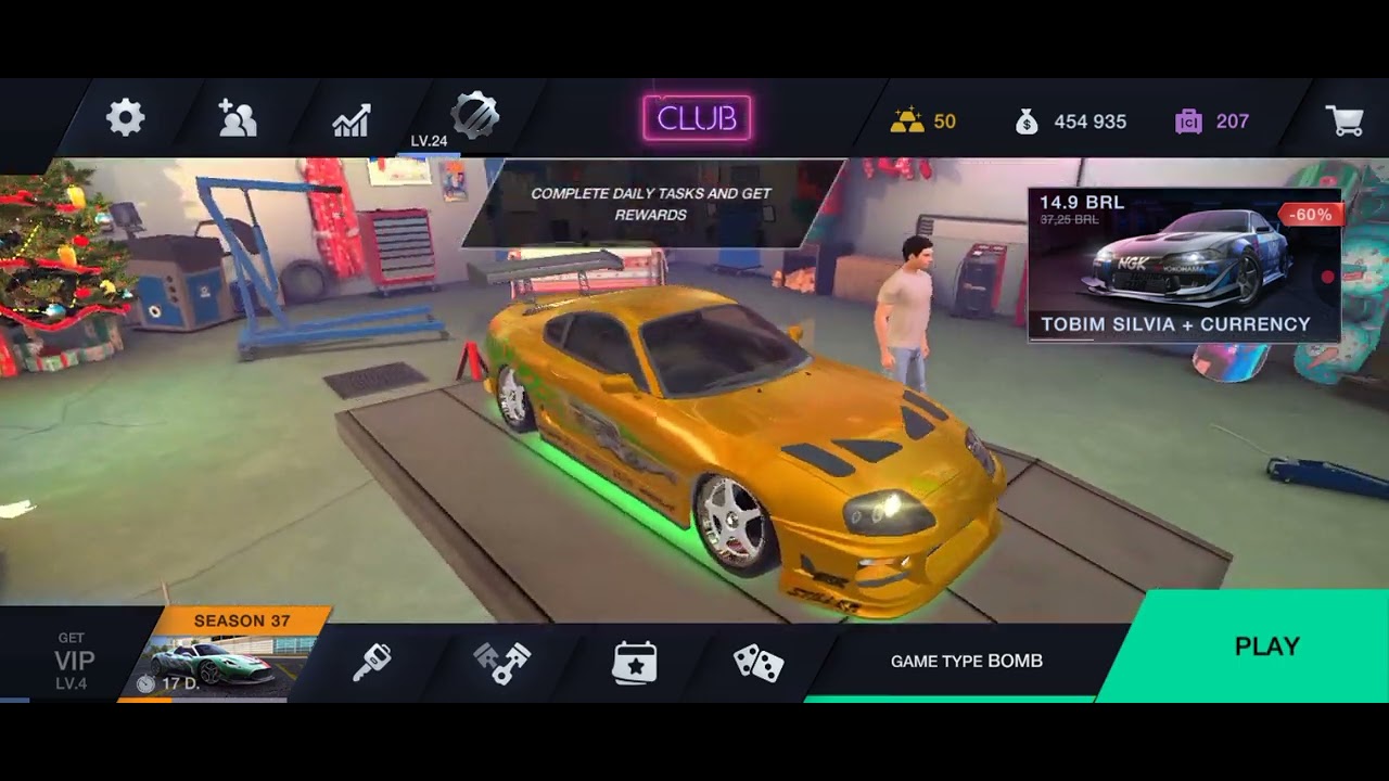 Como conseguir 8 formas de ganhar barra de ouro no tuning club 👍