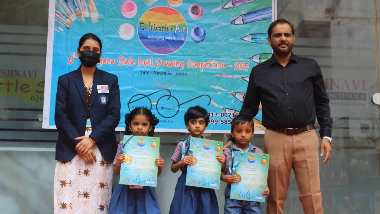 🏆 Cultivating Art Competition – School & District Level Winners! 🌟