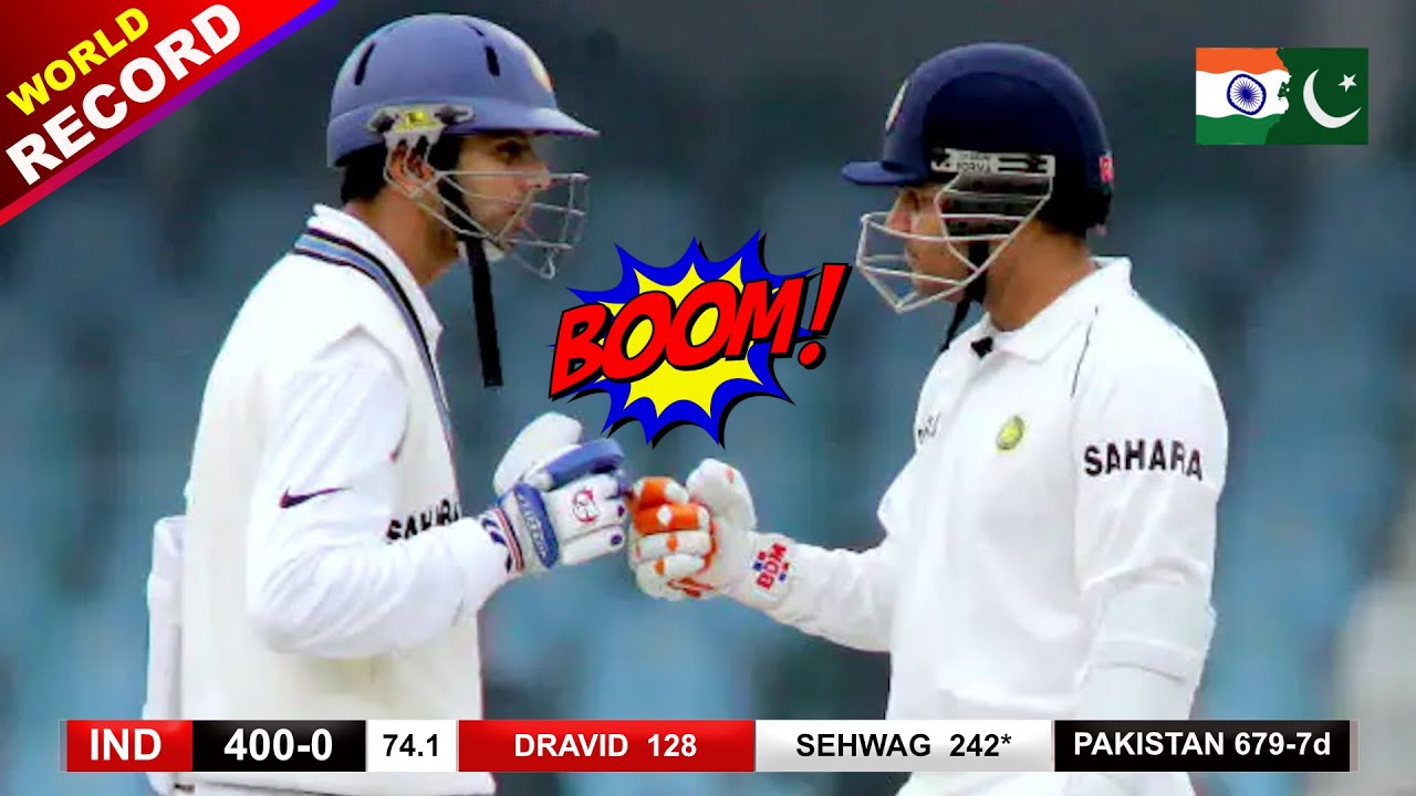 Highlights: World record partnership in cricket history