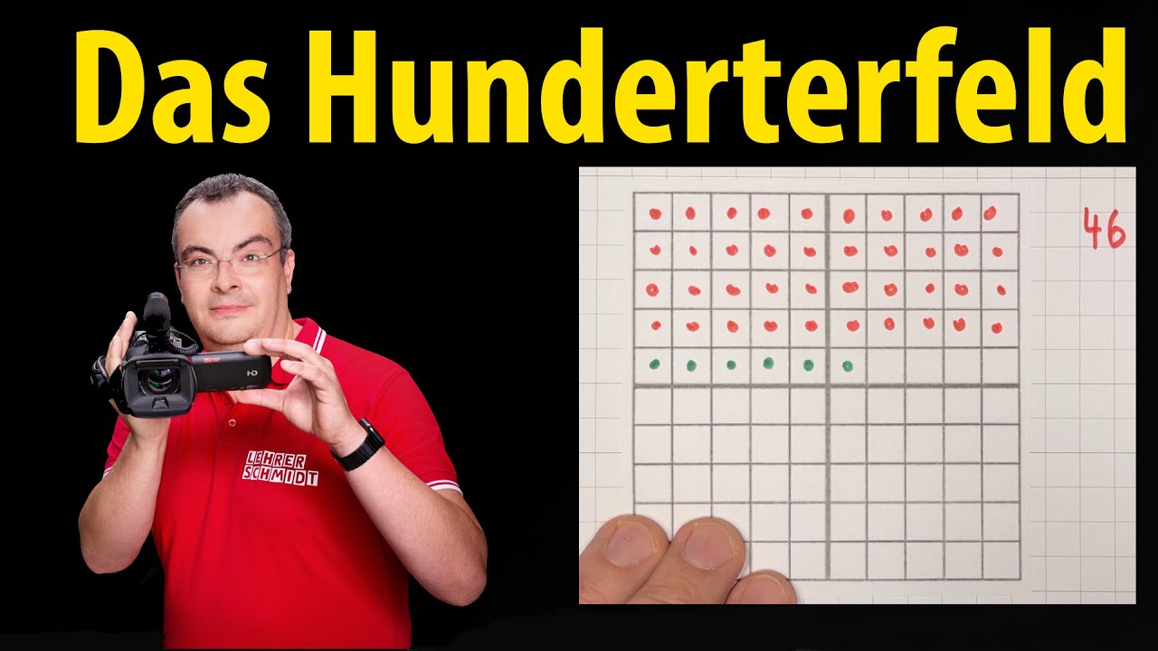 Das Hunderterfeld - Zahlen verstehen | Lehrerschmidt - Grundschule