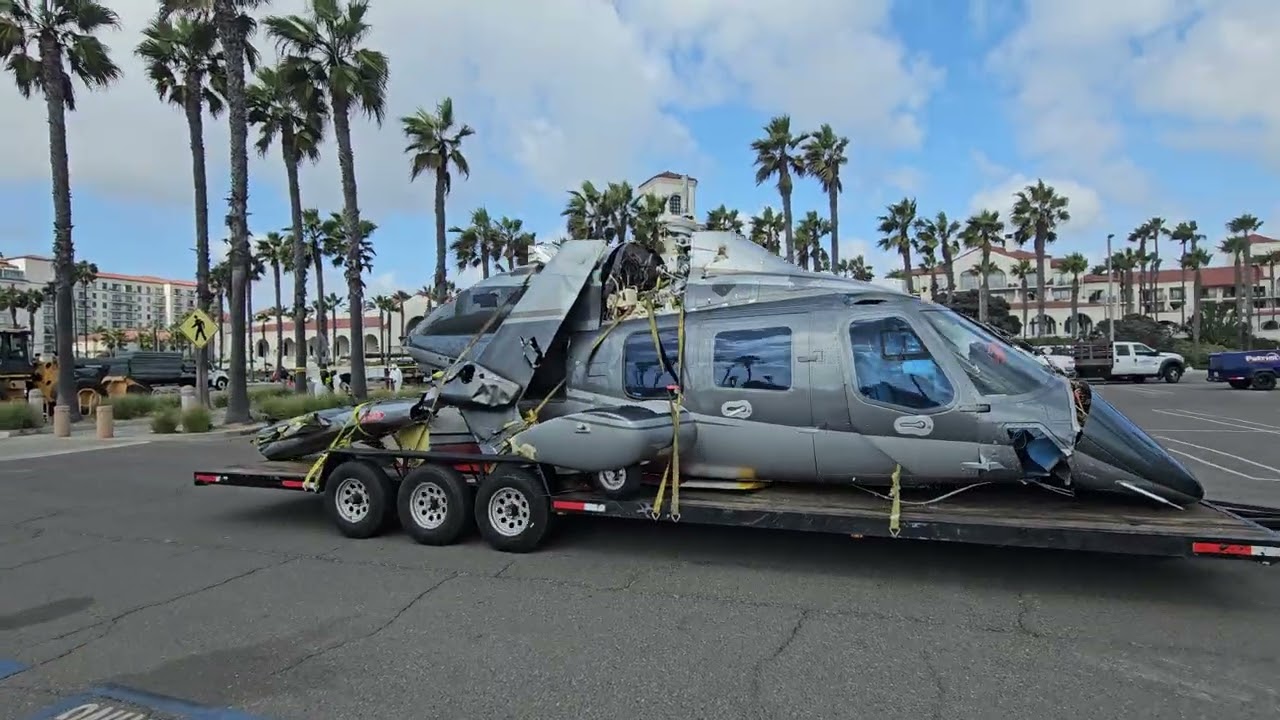 Bell 222 (N222EX) Helicopter Crash while arriving for Cars 'N Copters event in Huntington Beach