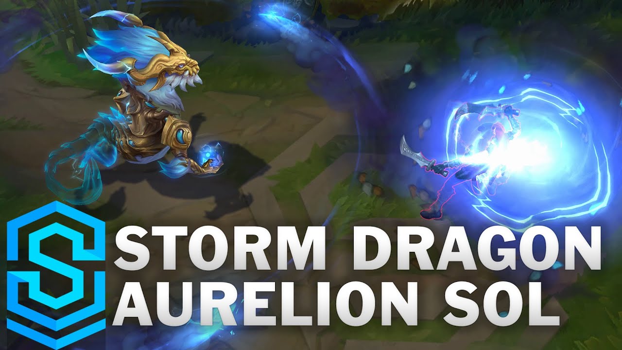 Storm Dragon Aurelion Sol Skin Spotlight - League of Legends