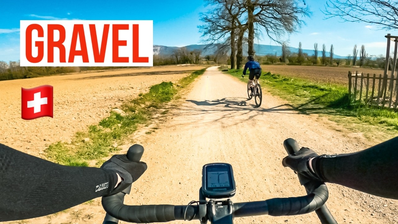 Le duo GravelBike des Savoie roule en Suisse 🇨🇭 Canton de Genève en Gravel 🚴🏼