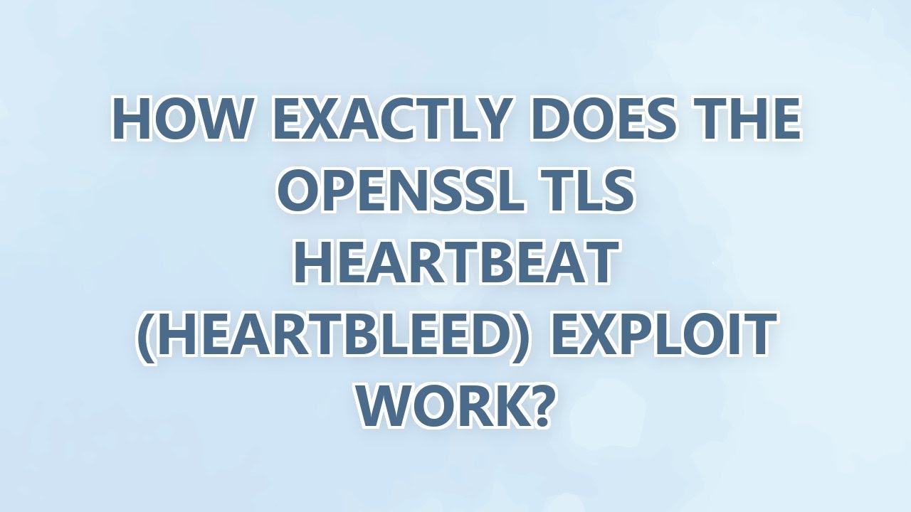 How exactly does the OpenSSL TLS heartbeat (Heartbleed) exploit work?
