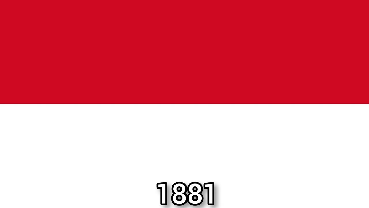 Historical flag of Monaco