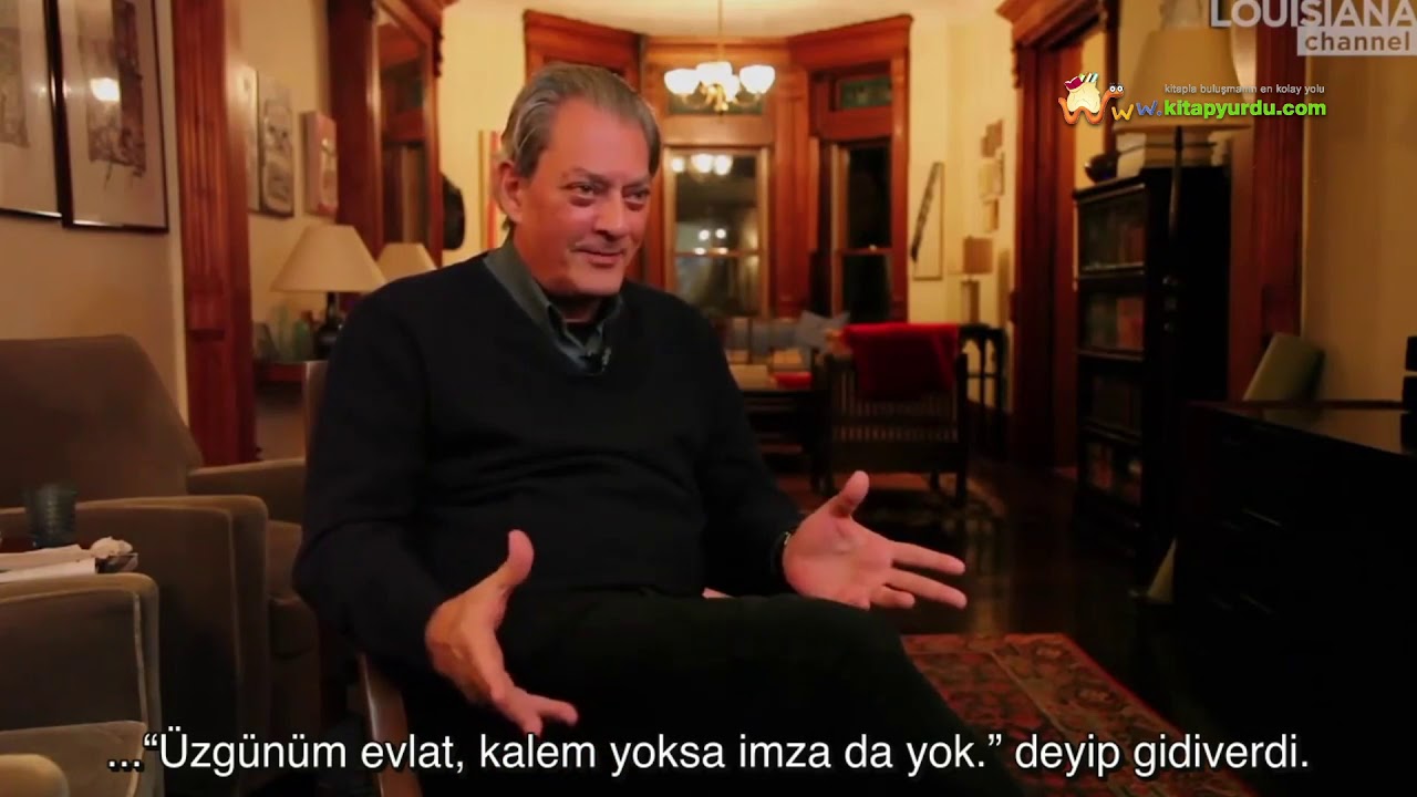 Paul Auster, yazar olmasına neden olan kalemin hikayesini anlatıyor.
