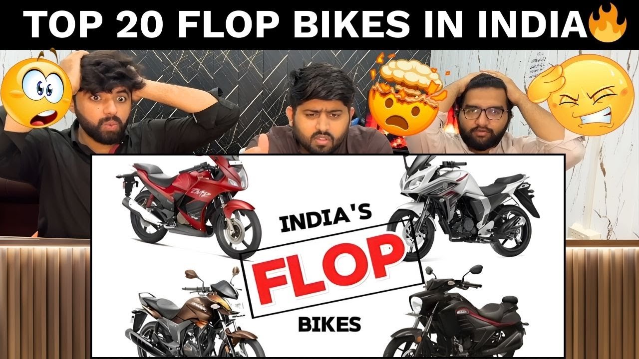 Reaction On Top 20 Flop Bikes India | फेल मॉडल | Pakistani Reaction 🔥