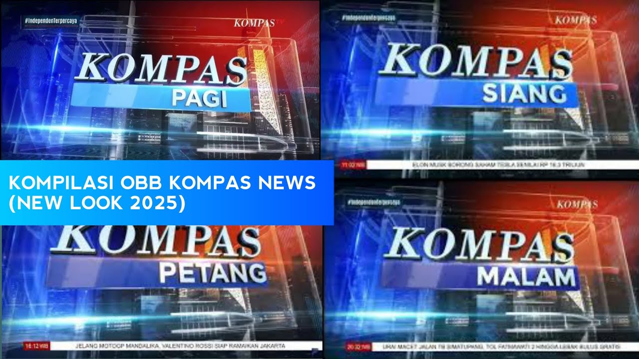 Kompilasi OBB Kompas News (New Look 2025) Kompas TV