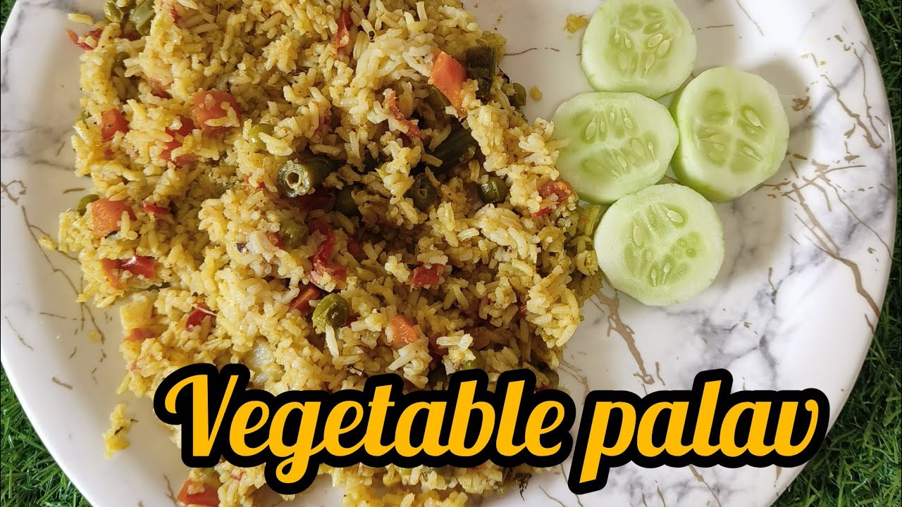 Vegetable palav quick and easy #kushisauthentickitchen #food#good food#shortsfeed 