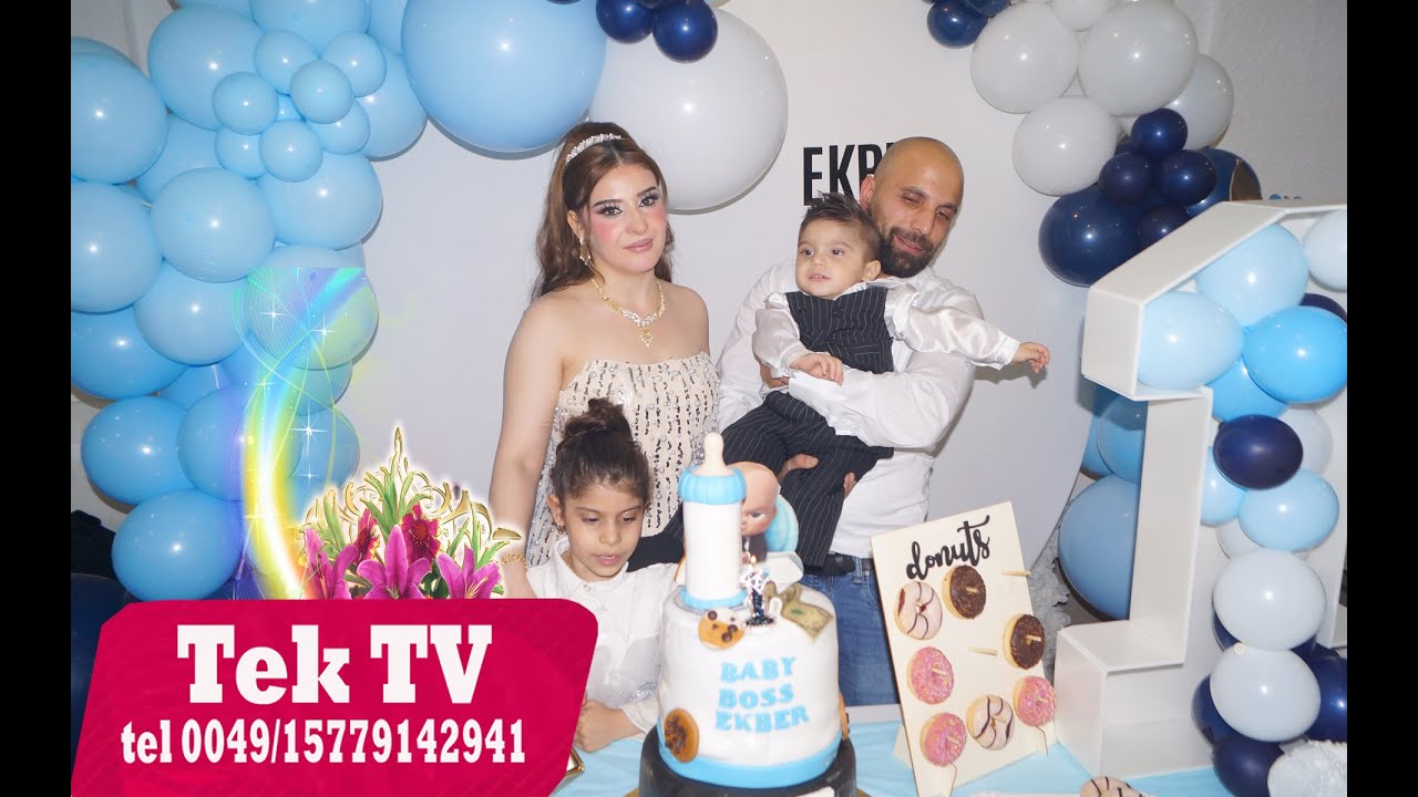 Ekber Tek paşa''nın1 ci yaş günü KLİBİ VİP 2025 Tek TV yapım tel 015779142941 Hannover