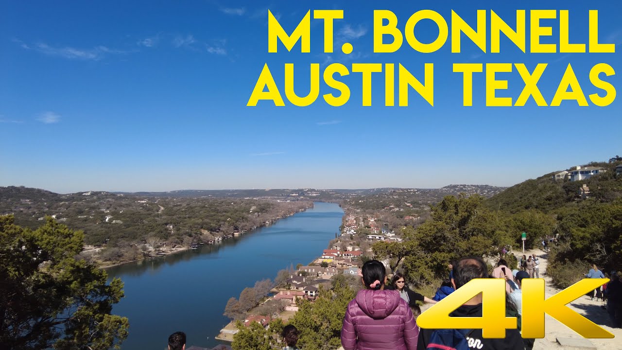 Mt. Bonnell Austin Texas 4k Walking Video