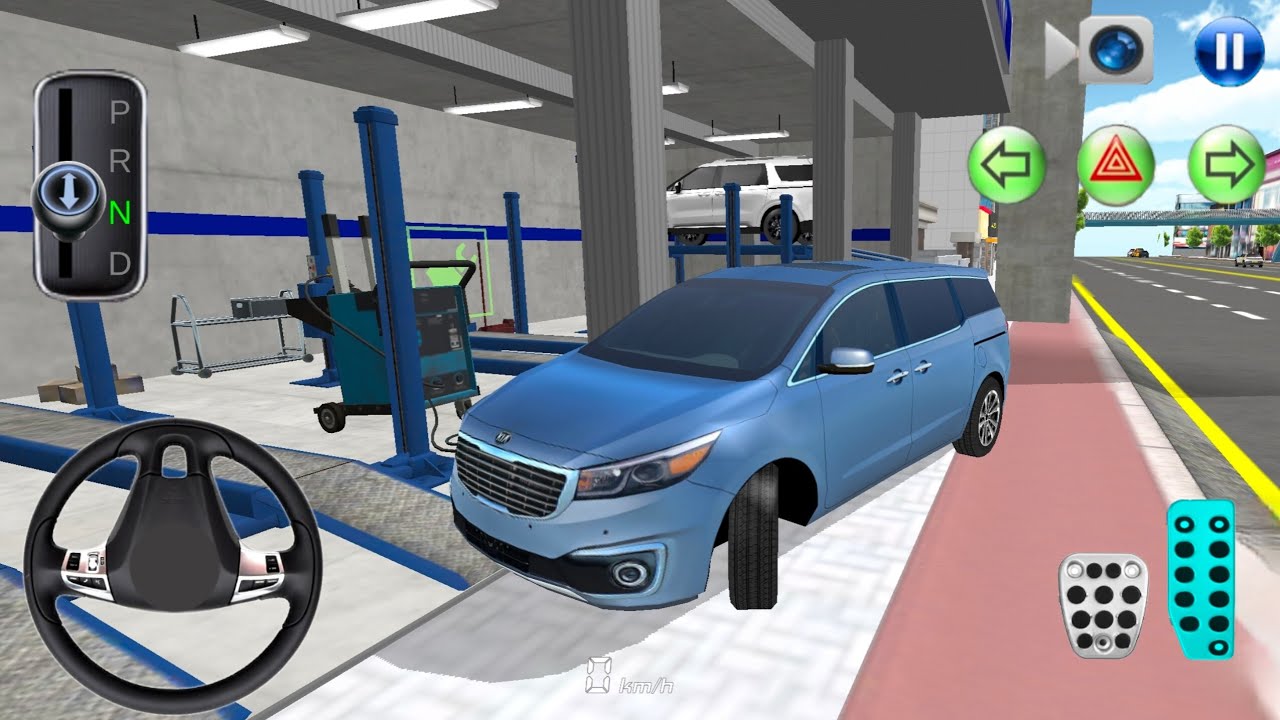 Old Kia Carnival Car Modify and Parking || 3d Driving Class Game #gameplay #cargame 