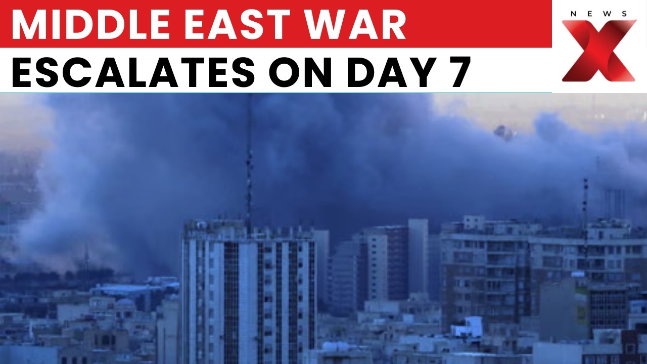 Middle East War Day 7: Iran Missiles, Israel Strikes, US Attacks Iranian Drone Carrier