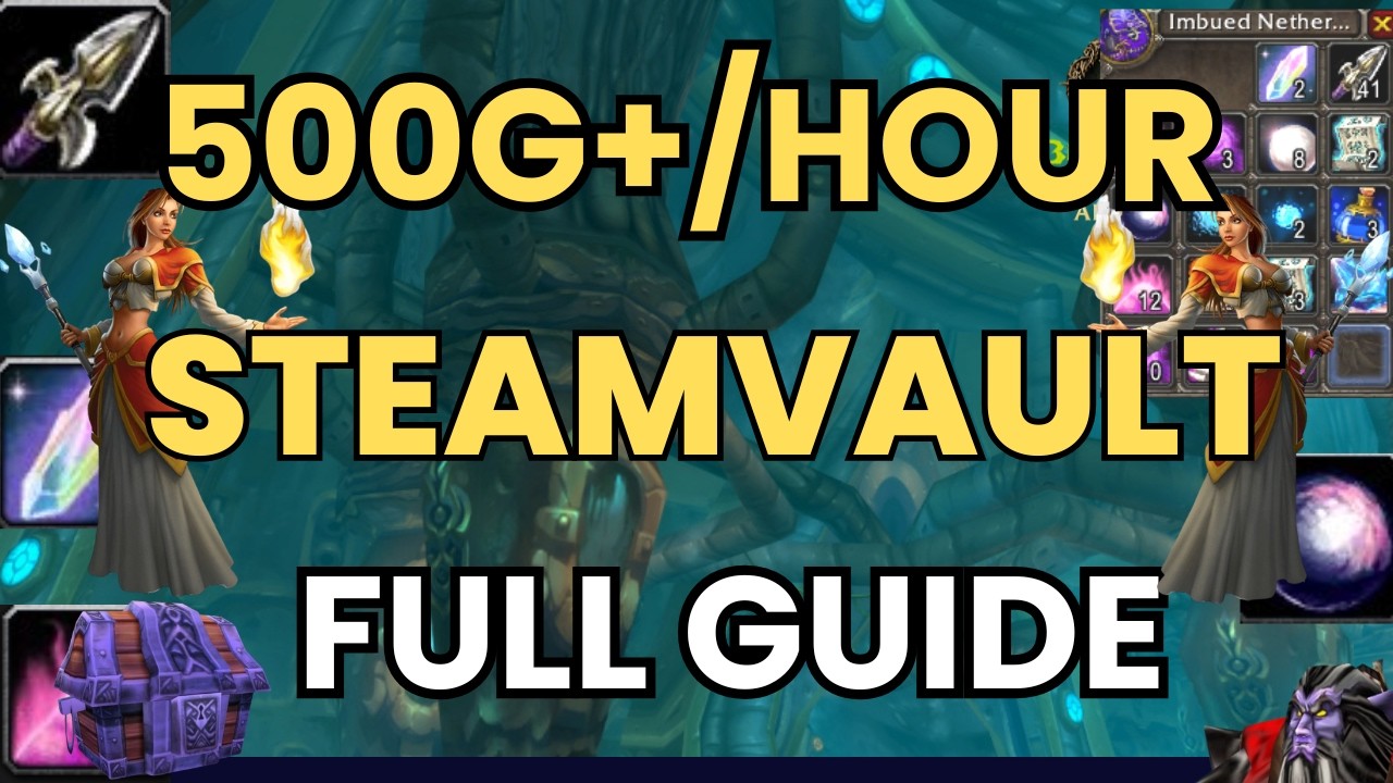 Steamvault Mage Gold Farm Guide | 500G+/Hour in TBC Anniversary