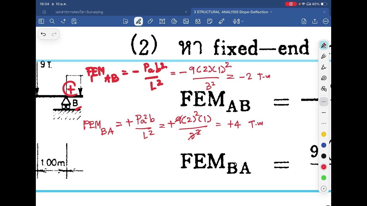 Ep.2 Slope deflection-Example