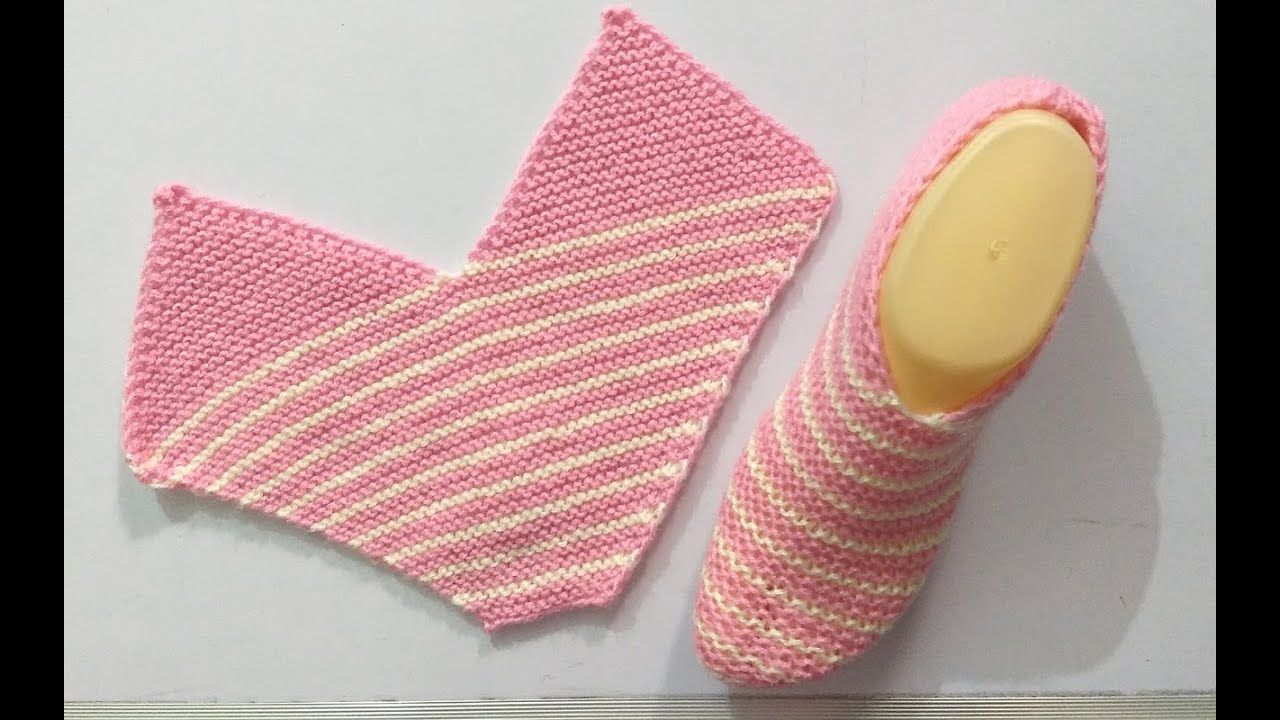 Knitting Pattern Ladies Shoes , Socks , Slippers