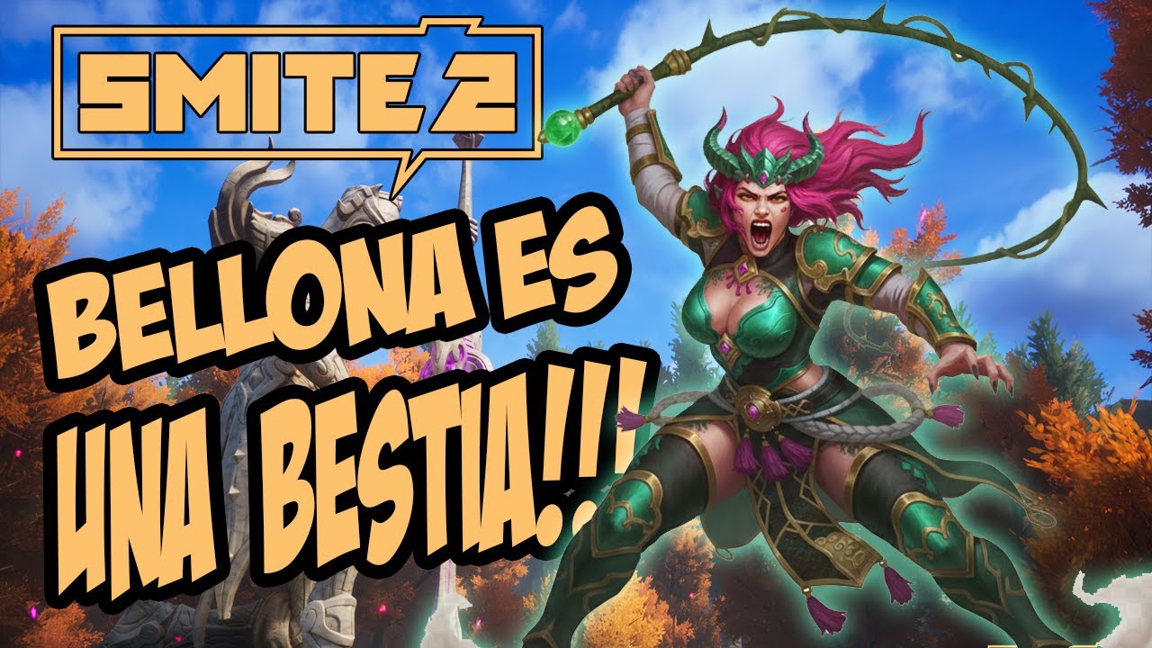 Smite 2 - Bellona -Cuando Sales de La Linea Siendo una Bestia y Ademas Bellona!!!