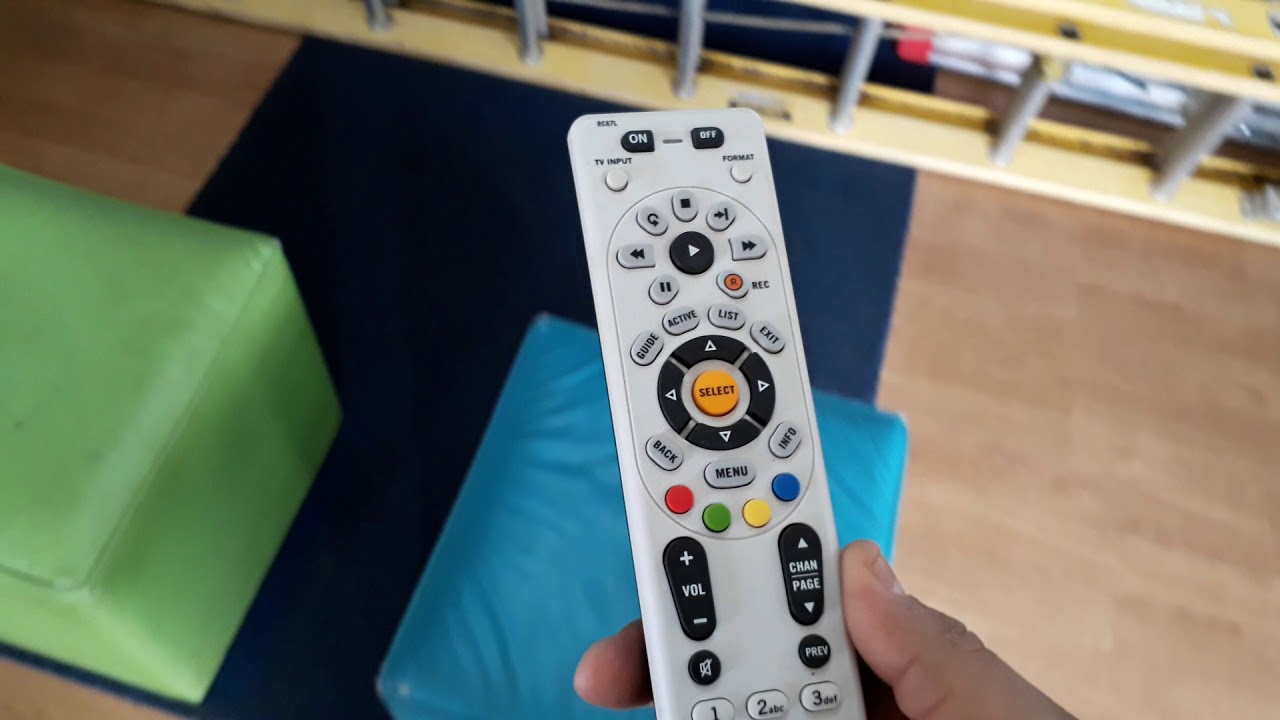 Programación control remoto directv