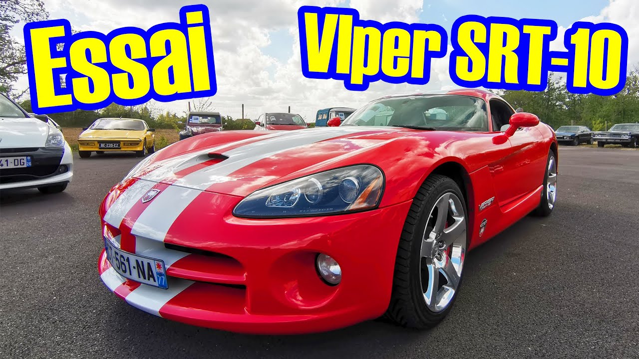 🚗 Essai DODGE VIPER SRT-10 Coupe - Un Monstre à ne Pas Mettre entre Toutes les Mains