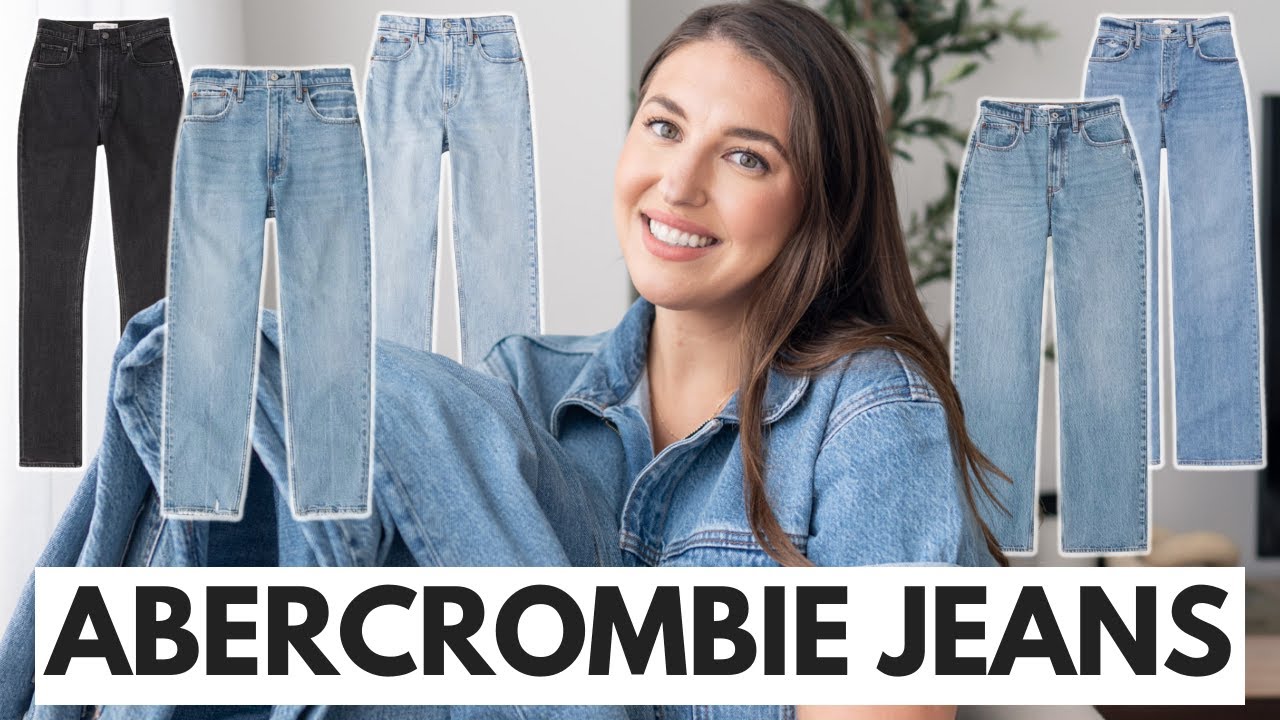 HUGE Abercrombie Jeans Try On Haul ⭐️