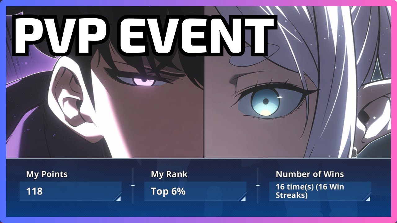 PvP Event - Offense Team - 16 winstreak | Solo Leveling:Arise