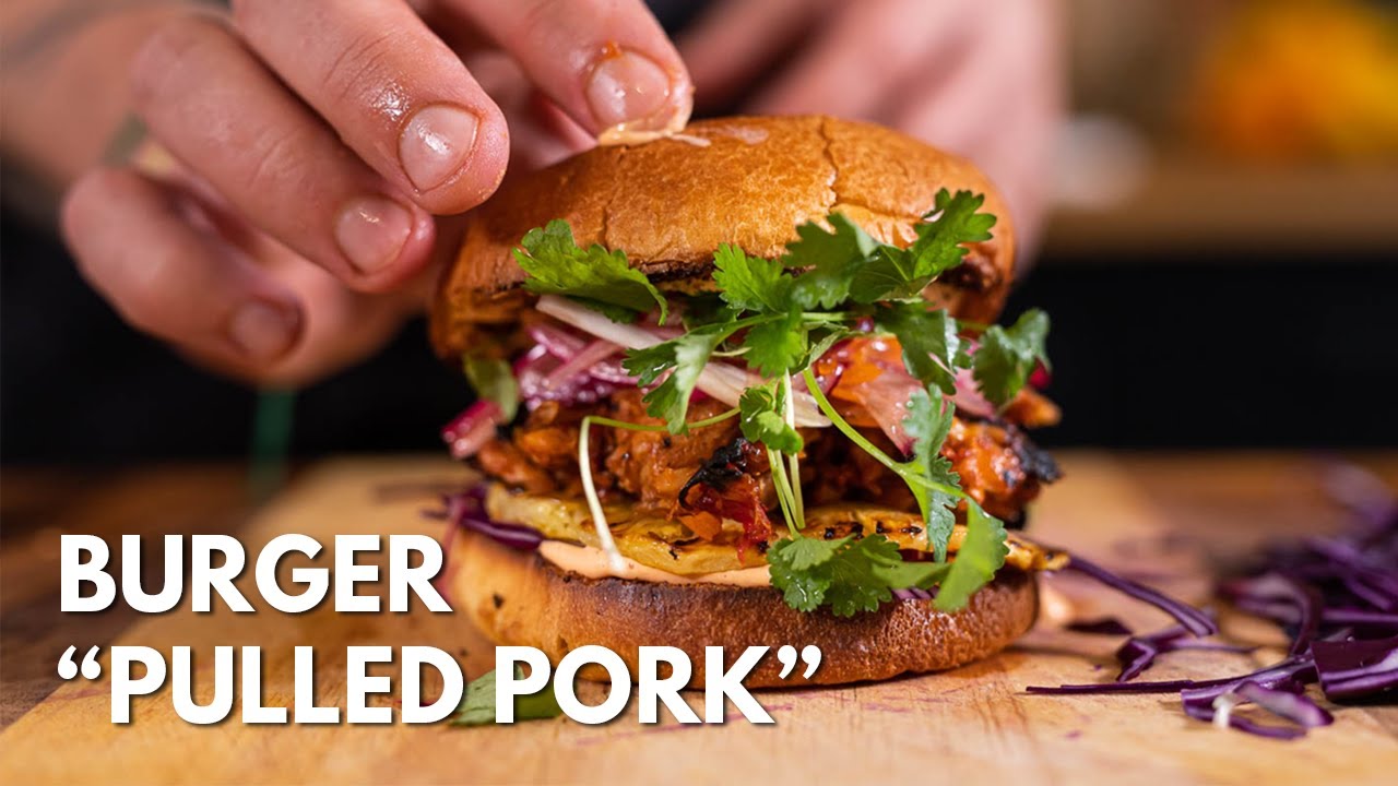 BURGER a'la PULLED PORK z jackfruita! | WegeTuba