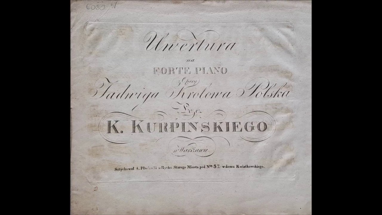 Karol Kurpiński • Uwertura do opery 