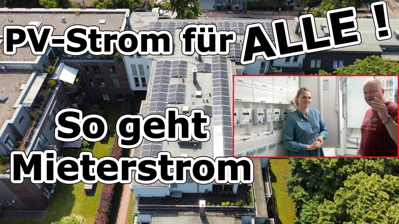 Photovoltaik mit Speicher für Mieter: So kommt jeder an günstigen PV-Strom @burgerenergienordeg3987