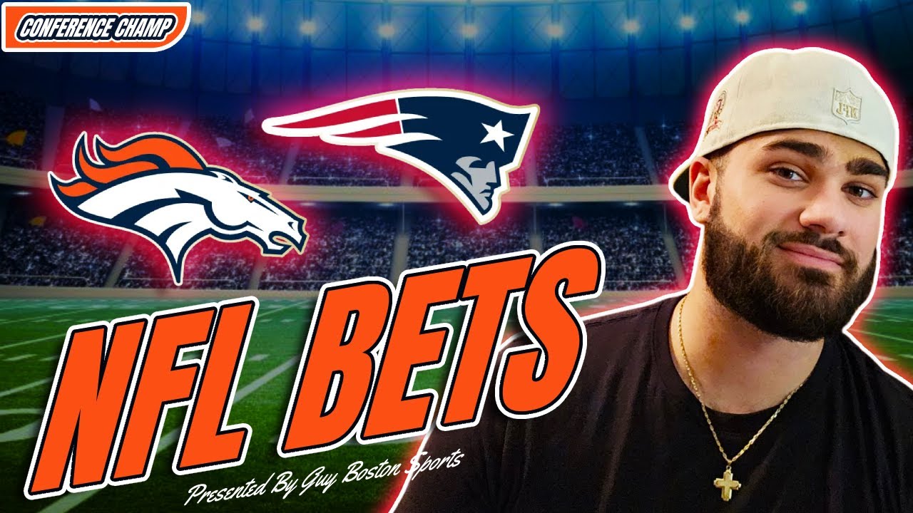 Patriots vs Broncos AFC Championship Playoff Picks | FREE NFL Bets, Predictions, and Player Props!