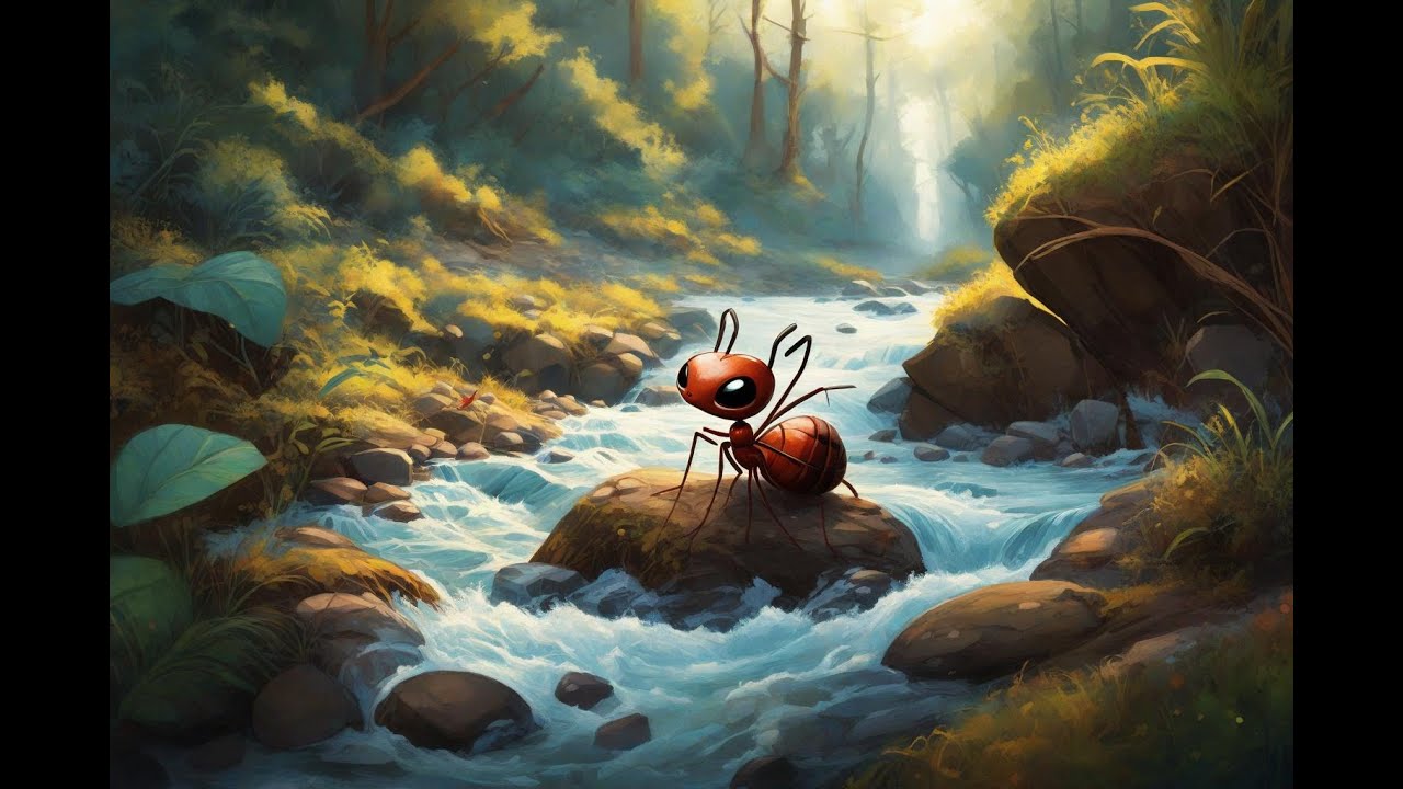 A Little Ant Save His Colony From A Flood |#storytelling | #shortstory | #adventure | #childhood.