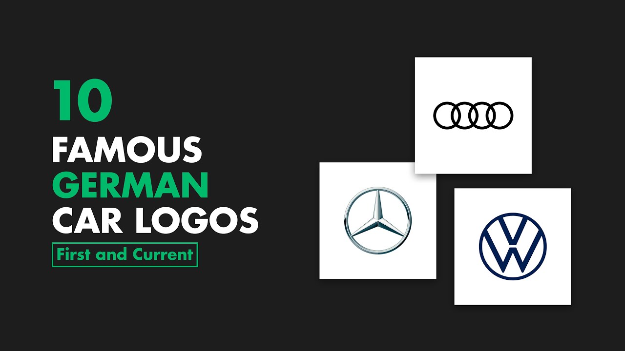 10 Famous German Car Whose Logos Totally Changed | Then & Now