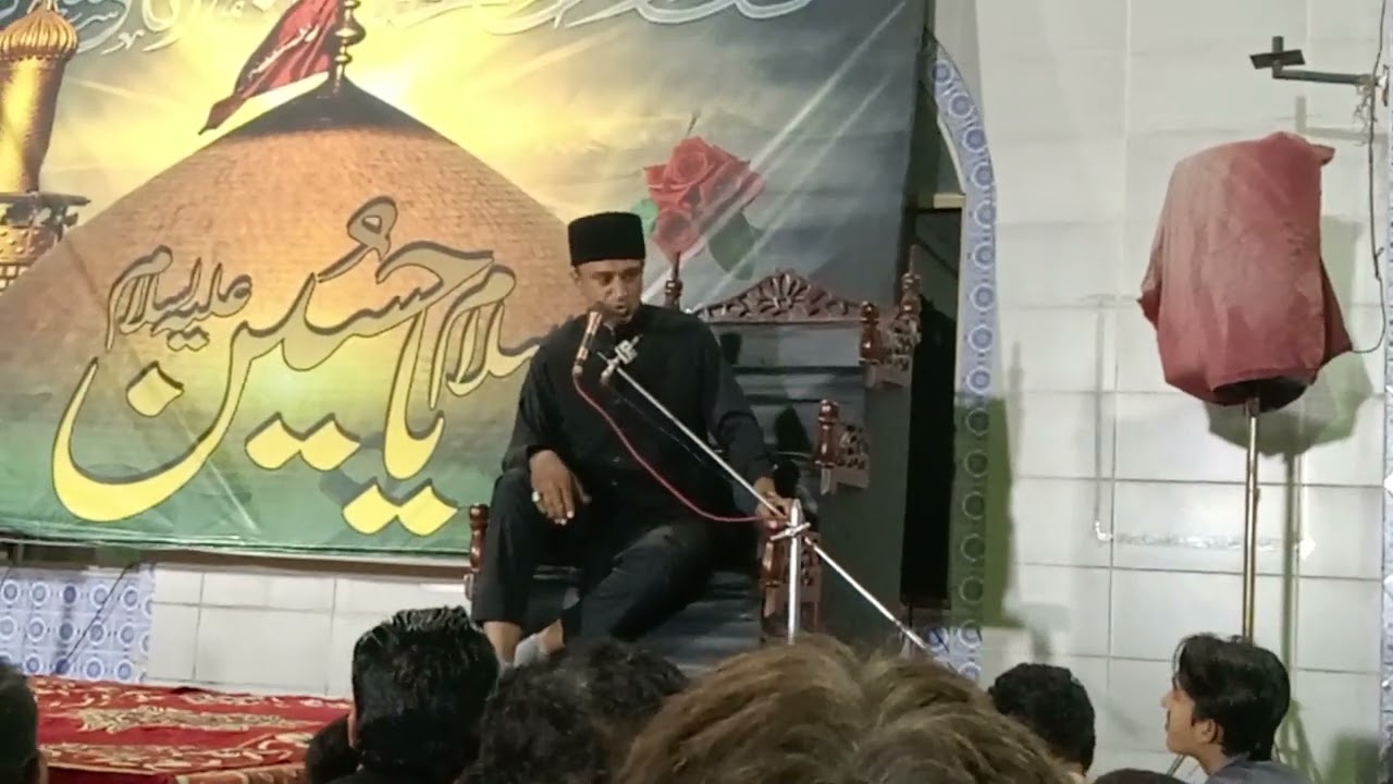 علامہ آصف جوہری مجلسِ عزا بسلسلہ شہادت مولا امام جعفر صادق علیہ السلام