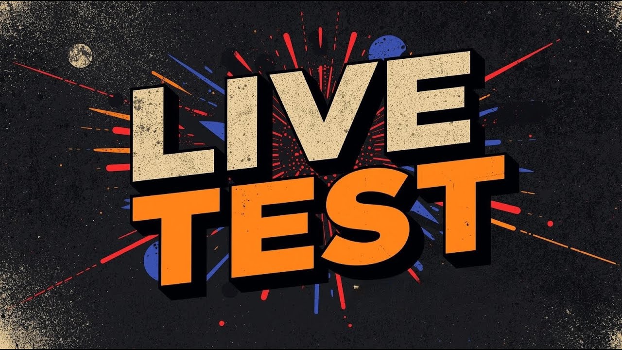 🟢 AO VIVO IRL: LIVE TEST