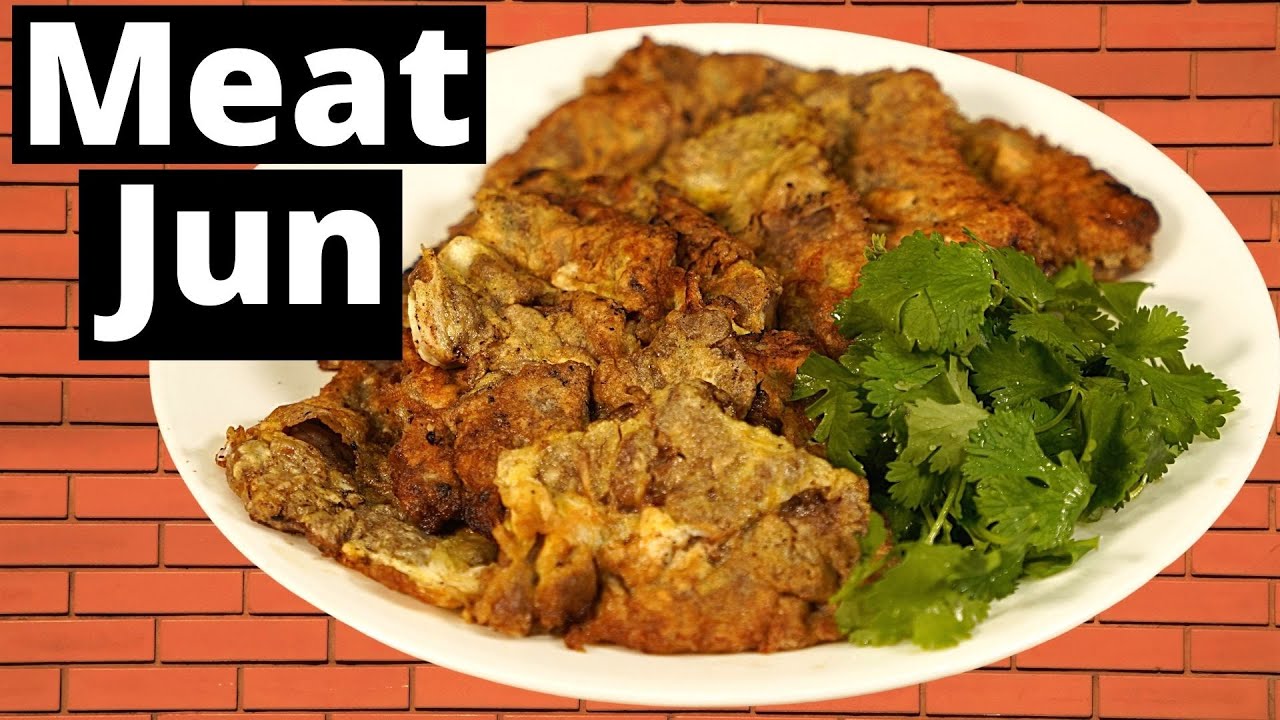 Meat Jun | A TASTY Korean Meat Dish!! 🇰🇷🥩