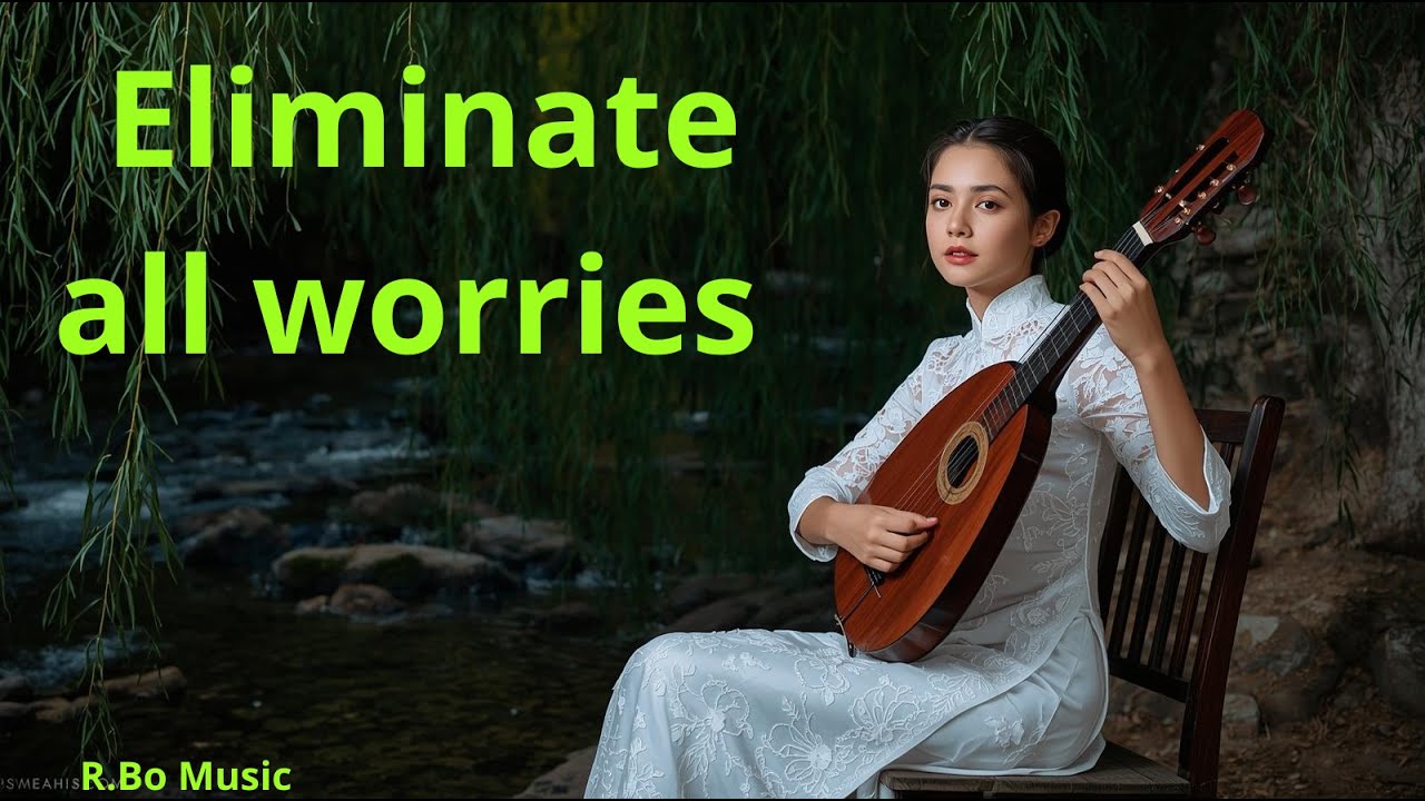 Healing Music at 432Hz Frequency -Zither with Moonlight Reflected on the Water(DeepSleep&Meditation)