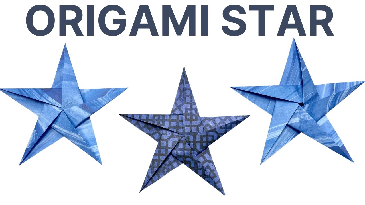 How to Fold a Pentagon Paper Star