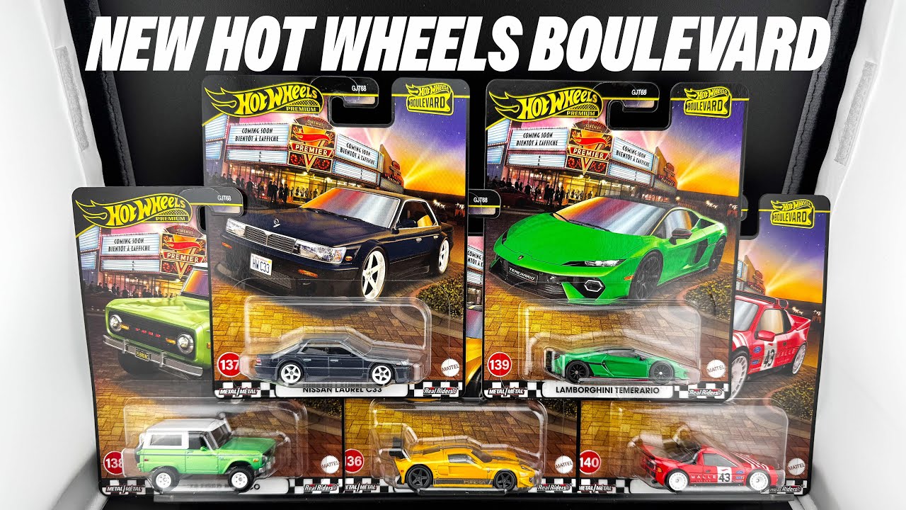ПЕРВЫЙ ВЗГЛЯД: Финальный микс Hot Wheels Premium 2025 года (Boulevard Mix 5)